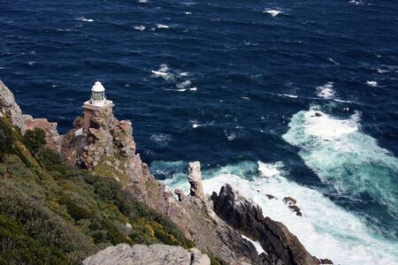 Lighthouse at the Cape of Good Hope. South Africa.の写真素材