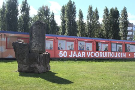 Brussels Belgium september 12 2019 container buildings at VUBのeditorial素材