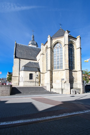Haacht, Belgium - September 24, 2023. High quality photo of the Sint-Remigiuskerkのeditorial素材