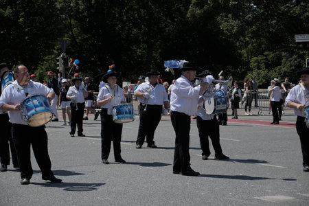 Hannover, Germany - July 7, 2022 - Marksmens Fair Hannover paradeのeditorial素材