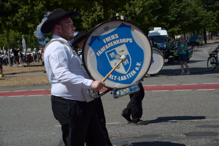Hannover, Germany - July 7, 2022 - Marksmens Fair Hannover paradeのeditorial素材