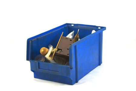 Box with diversities isolated on white backgroundの写真素材