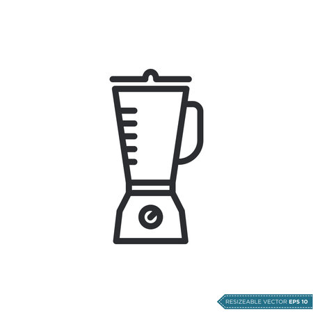 Blender Icon Vector Template Illustration Designのイラスト素材