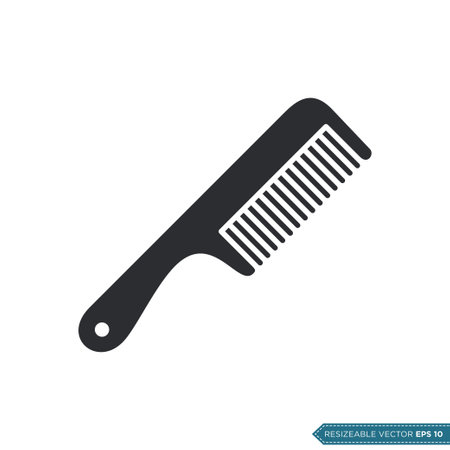 Comb Icon Vector Template illustration eps 10のイラスト素材