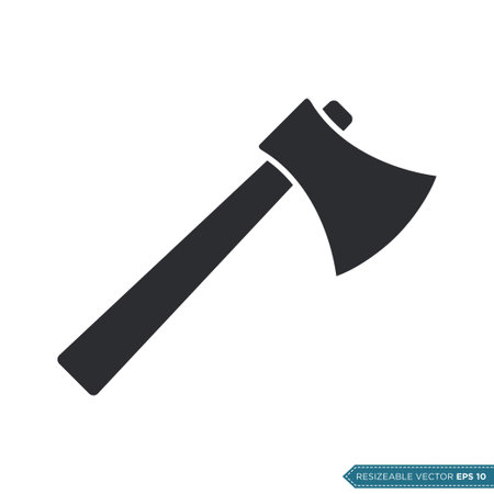 Ax Icon Vector Flat Design Illustration Designのイラスト素材