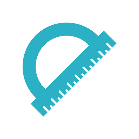 Ruler Stationery Icon Vector Template Illustration Designのイラスト素材