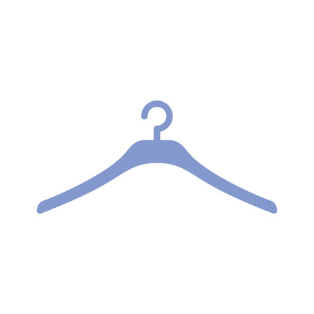 Cloth Hanger Icon Vector Template Illustration Designのイラスト素材