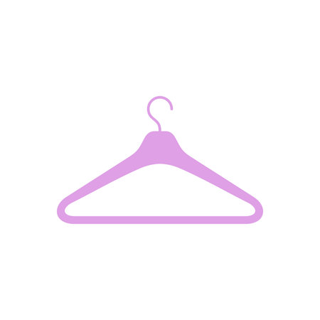 Cloth Hanger Icon Vector Template Illustration Designのイラスト素材