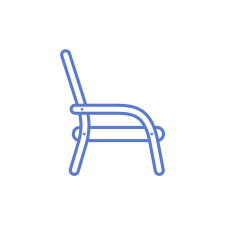 Chair Icon Vector Template illustration designのイラスト素材