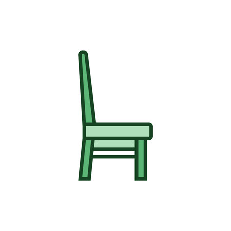 Chair Icon Vector Template illustration designのイラスト素材