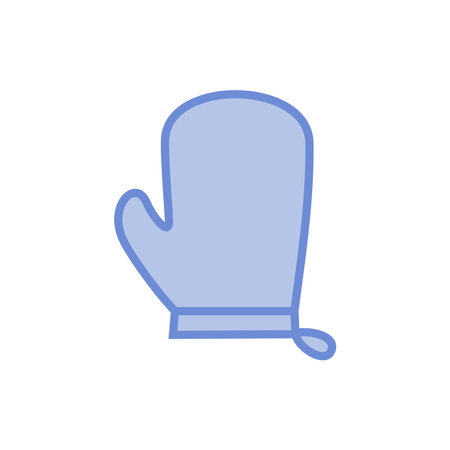 Cook Glove Icon Vector Template Illustration Designのイラスト素材