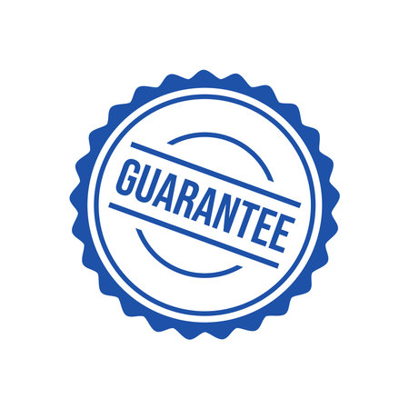 Guarantee Letter Rubber Stamp Templateのイラスト素材