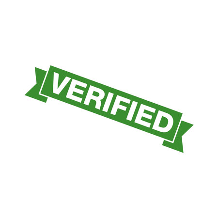 Verified Letter Rubber Stamp Templateのイラスト素材