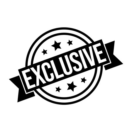 Exclusive Letter Rubber Stamp Templateのイラスト素材