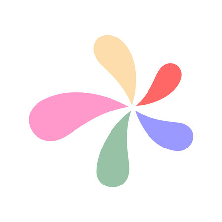 splash water abstract decorative graphic vector templateのイラスト素材