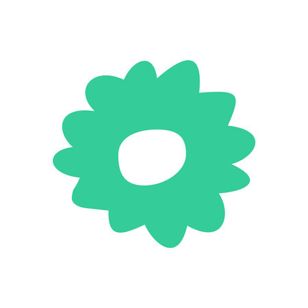 Abstract Decoration Flower Boho Template Illustration Vectorのイラスト素材