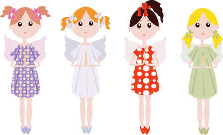 Angels -girlsのイラスト素材