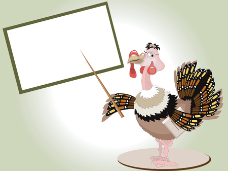 Turkey teacherのイラスト素材