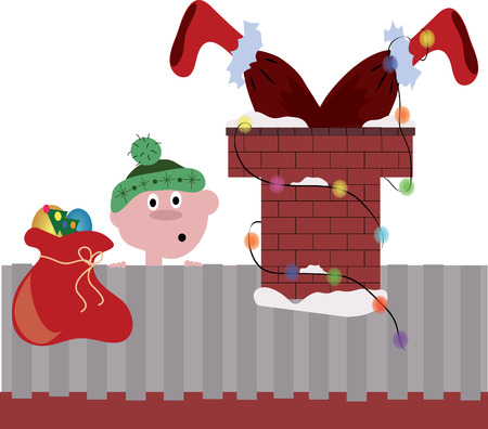 Christmas ,New Year backgroundのイラスト素材