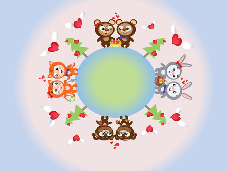 Valentine dayのイラスト素材