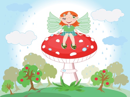 Forest fairyのイラスト素材