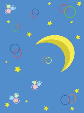 Night backgroundのイラスト素材