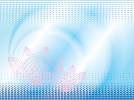 Blue abstractionのイラスト素材