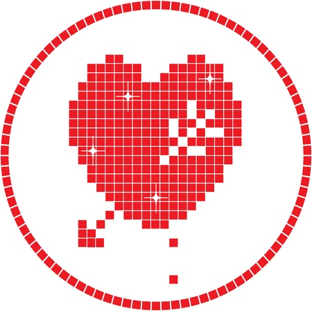 Card with heartのイラスト素材