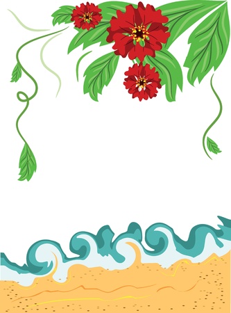 Summer backgroundのイラスト素材
