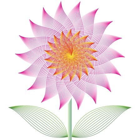 Pink flowerのイラスト素材