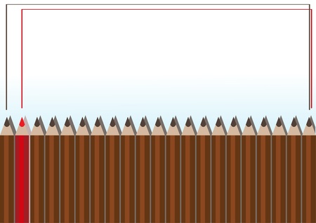 pencil colors backgroundのイラスト素材