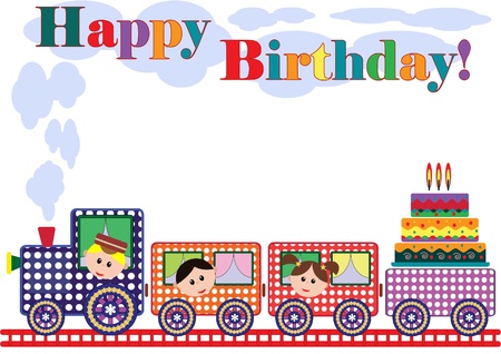 Birthday cardのイラスト素材