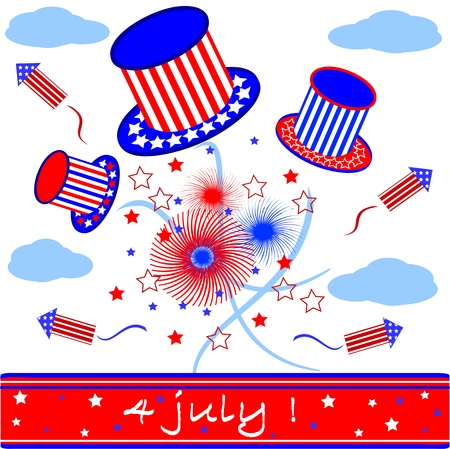 Independence day , bannerのイラスト素材