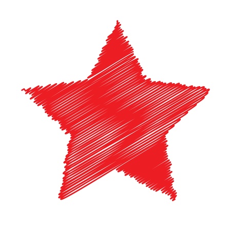 Red starのイラスト素材