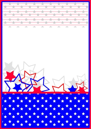 Independence day , frameのイラスト素材