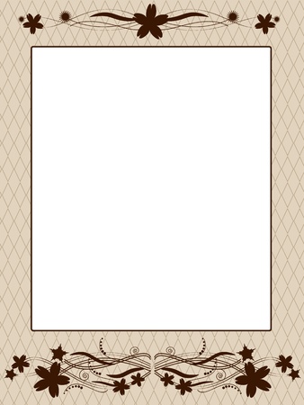 Frame with flowers のイラスト素材