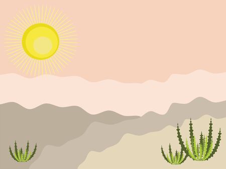 Desertのイラスト素材