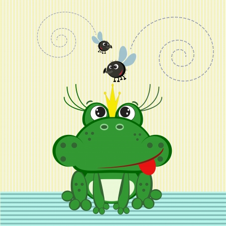 Frog princesのイラスト素材