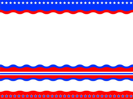 American patriotic background のイラスト素材