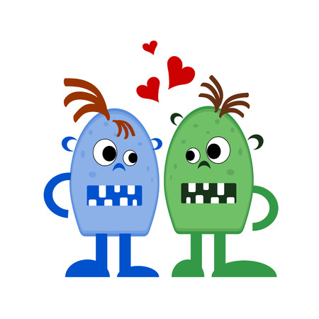 Two monsters のイラスト素材
