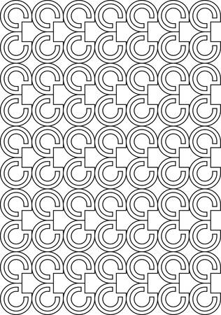 Abstract repeating patternのイラスト素材