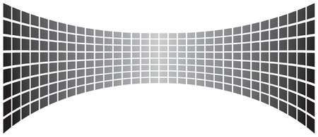 Rectangles in a curveの写真素材
