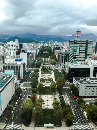 Japan city landscapeのeditorial素材