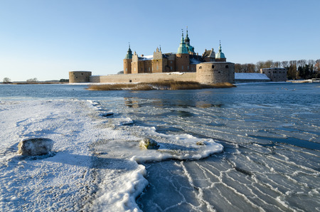 Kalmar, Sweden - January 5, 2017: The Swedish medieval Kalmar Castle at winter seasonのeditorial素材