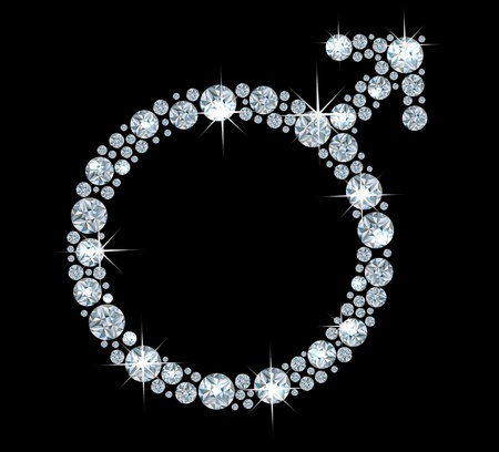 Male astrological symbol Mars のイラスト素材