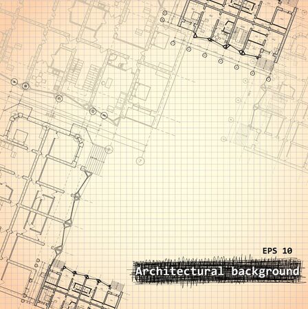 Architectural backgroundのイラスト素材