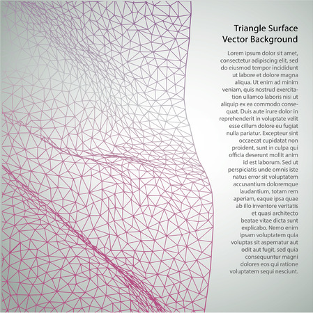 Irregular triangle backgroundのイラスト素材