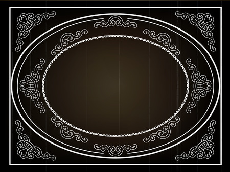 Old movie title frameのイラスト素材