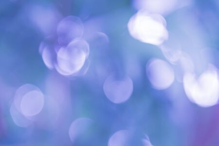 Blue and white bokeh from natural