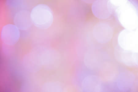 Violet and white bokeh background from natural forestの写真素材